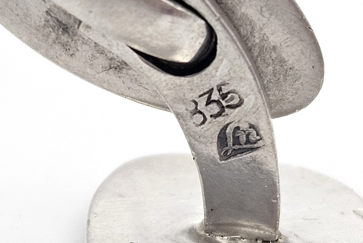 Laurits Nørgåard Jewelry Laurits Nørgåard Denmark Sterling Silver Modernist Cufflinks Circa 1920/30's