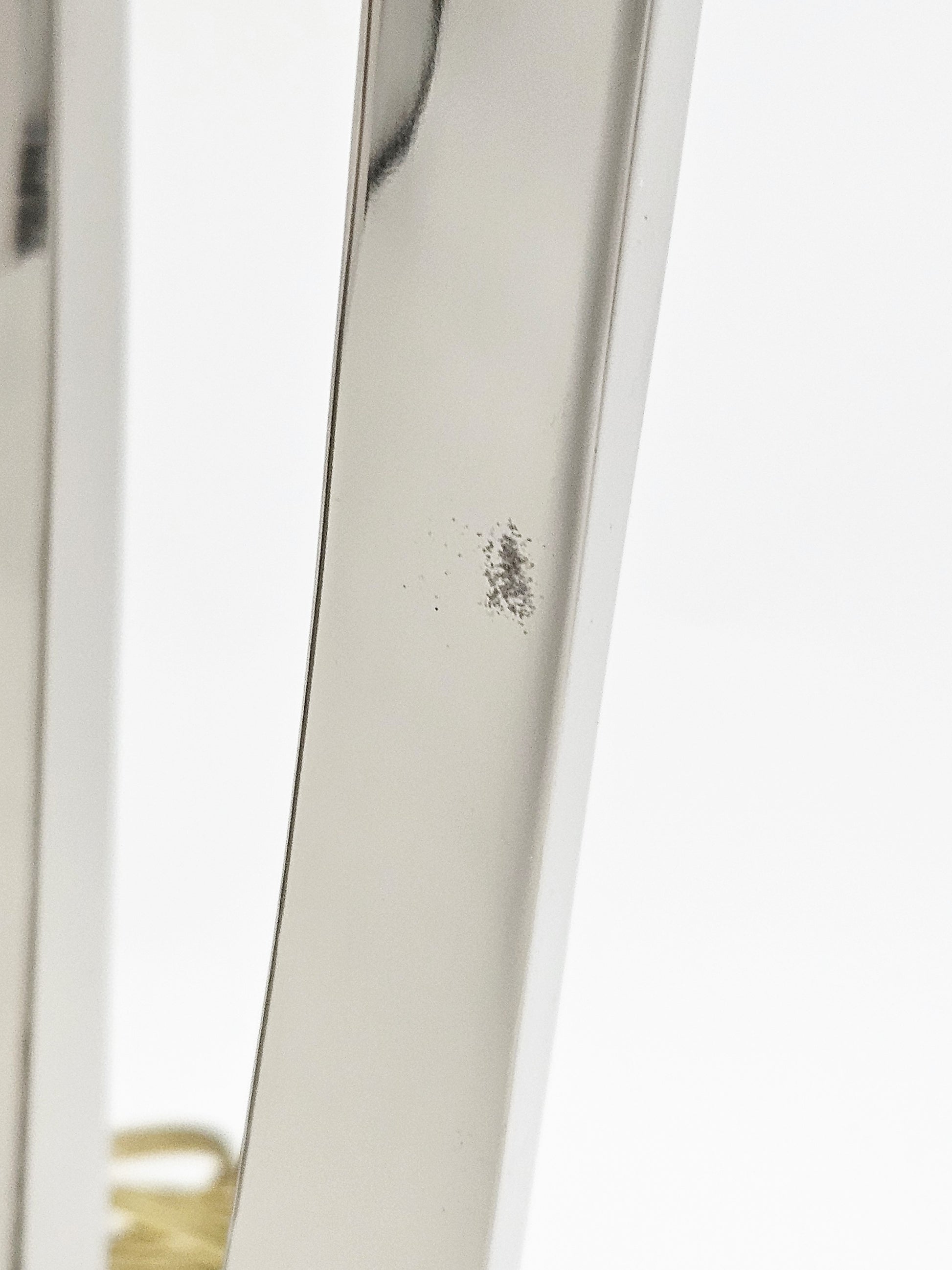 Designer Stiffel Sleek 4 Sided Tall Modernist Chrome Table Lamp Circa 1980's - image 10 of 10
