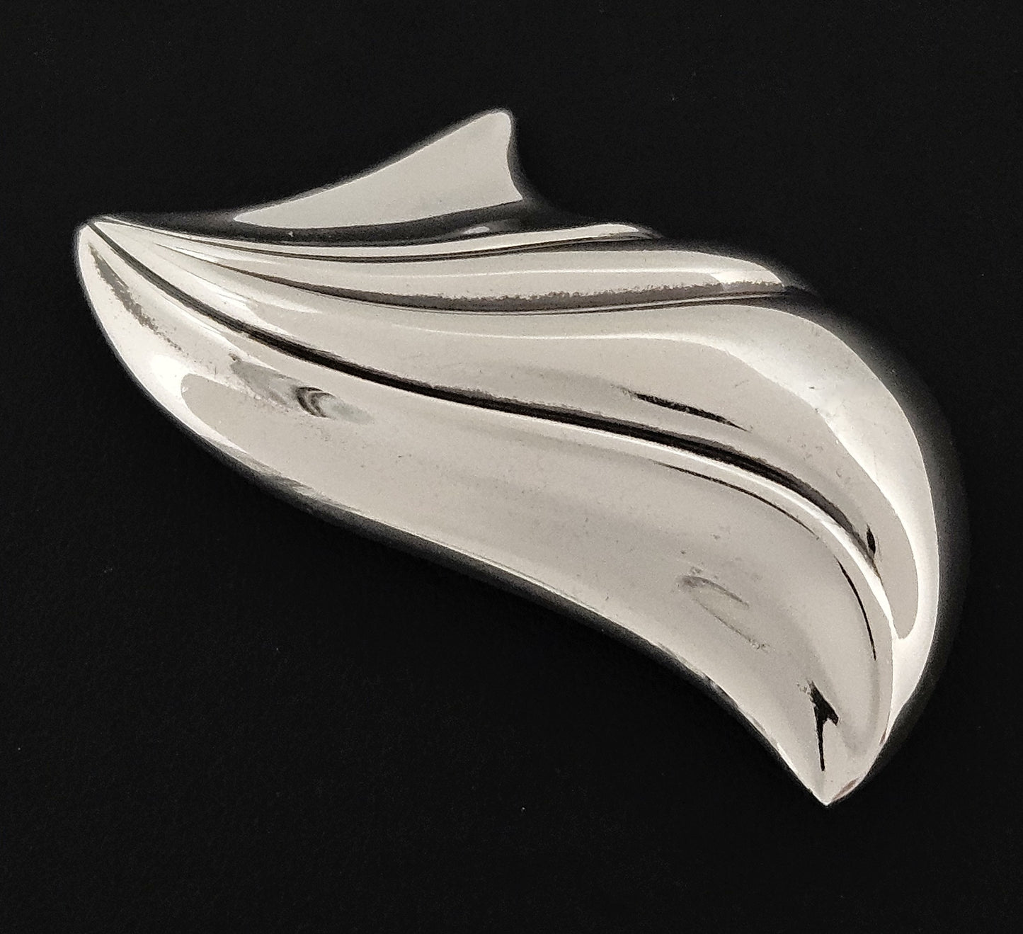 Fabulous Designer Kabana Sterling Silver Large Modernist Brooch 1980/90s - image 3 of 10
