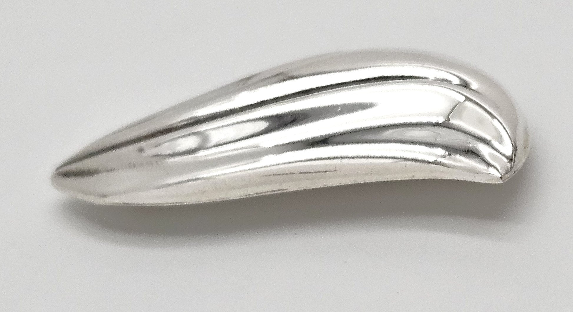 Fabulous Designer Kabana Sterling Silver Large Modernist Brooch 1980/90s - image 7 of 10
