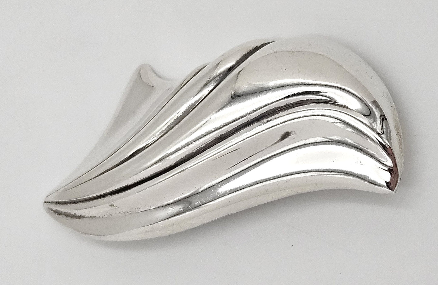 Fabulous Designer Kabana Sterling Silver Large Modernist Brooch 1980/90s - image 8 of 10