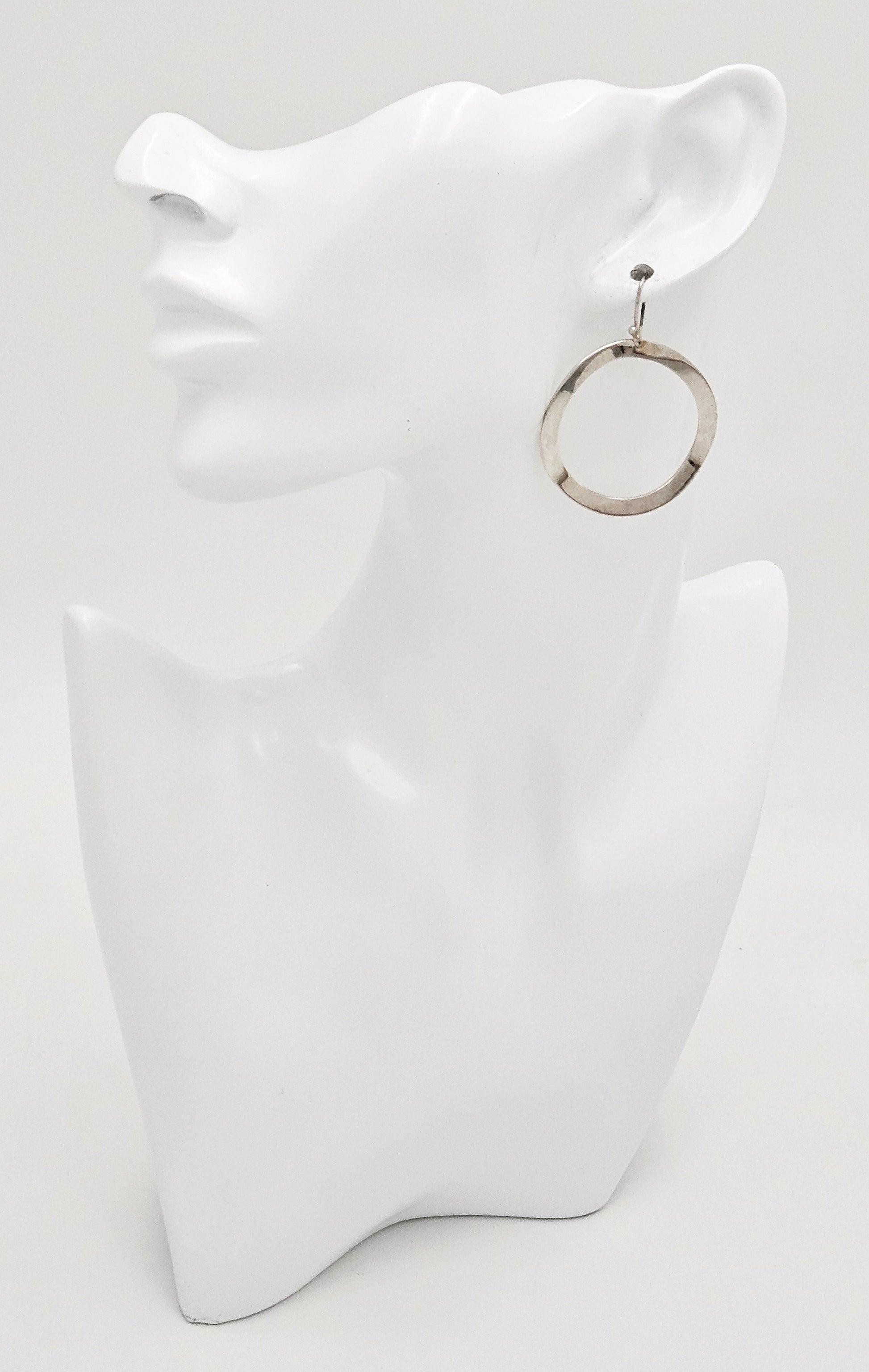 Retired Ippolita Italy Sterling Modernist Wavy Circle Bracelet Earrings Set Mint, silver, sterling silver - image 2 of 8