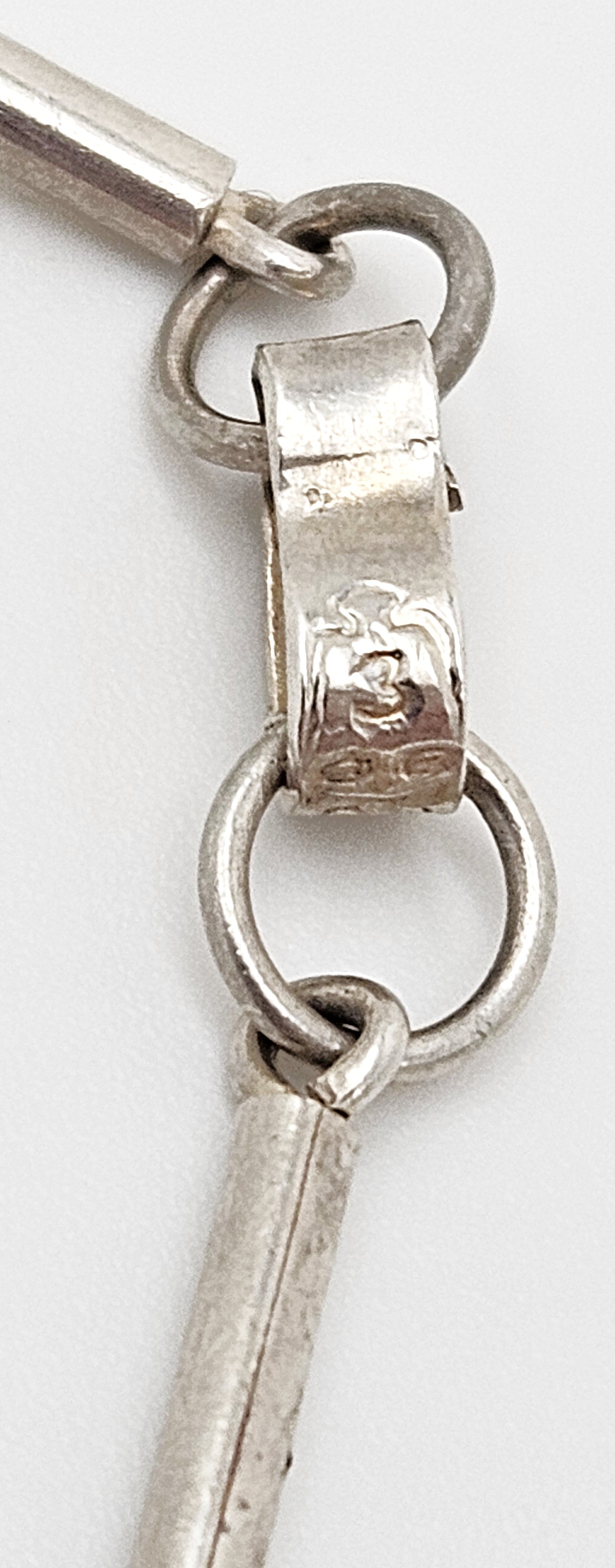 OOAK Victor Yurivilca Sterling Spiny Oyster Abstract Large Statement Necklace, silver, multicolor, orange - image 8 of 9