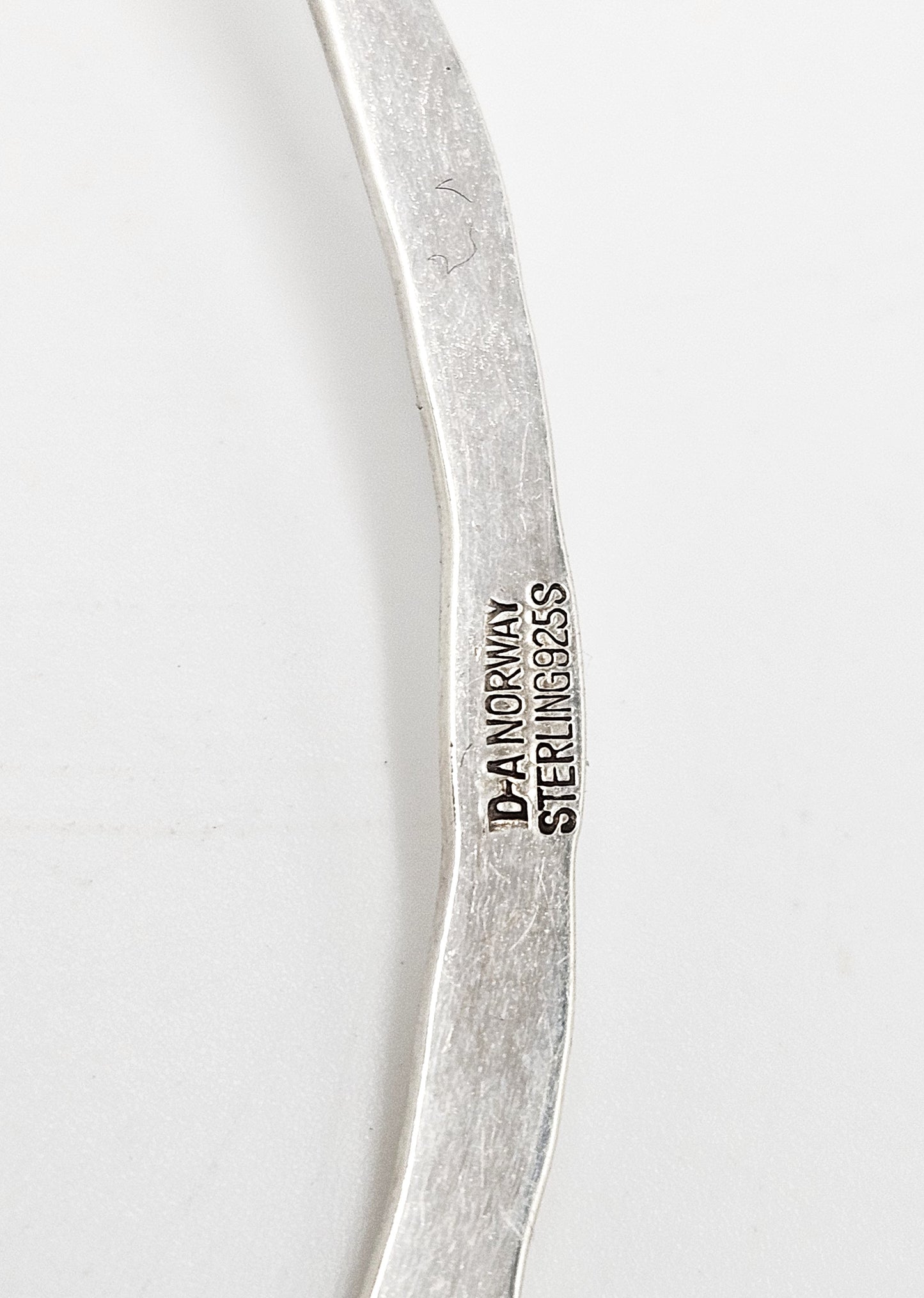 David Andersen BSO Norway 925 Enamel Modernist Statement Necklace 1960s, multicolor, silver, purple - image 7 of 10