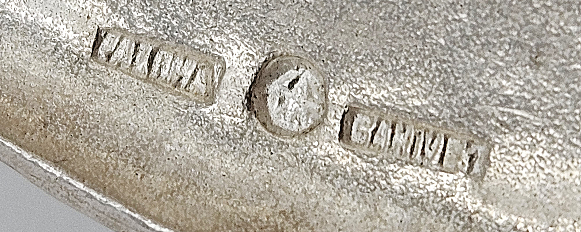 Italian Designer Paloma Canivet Sterling Enamel Modernist Necklace 1970/80s, silver, multicolor, white - image 7 of 8