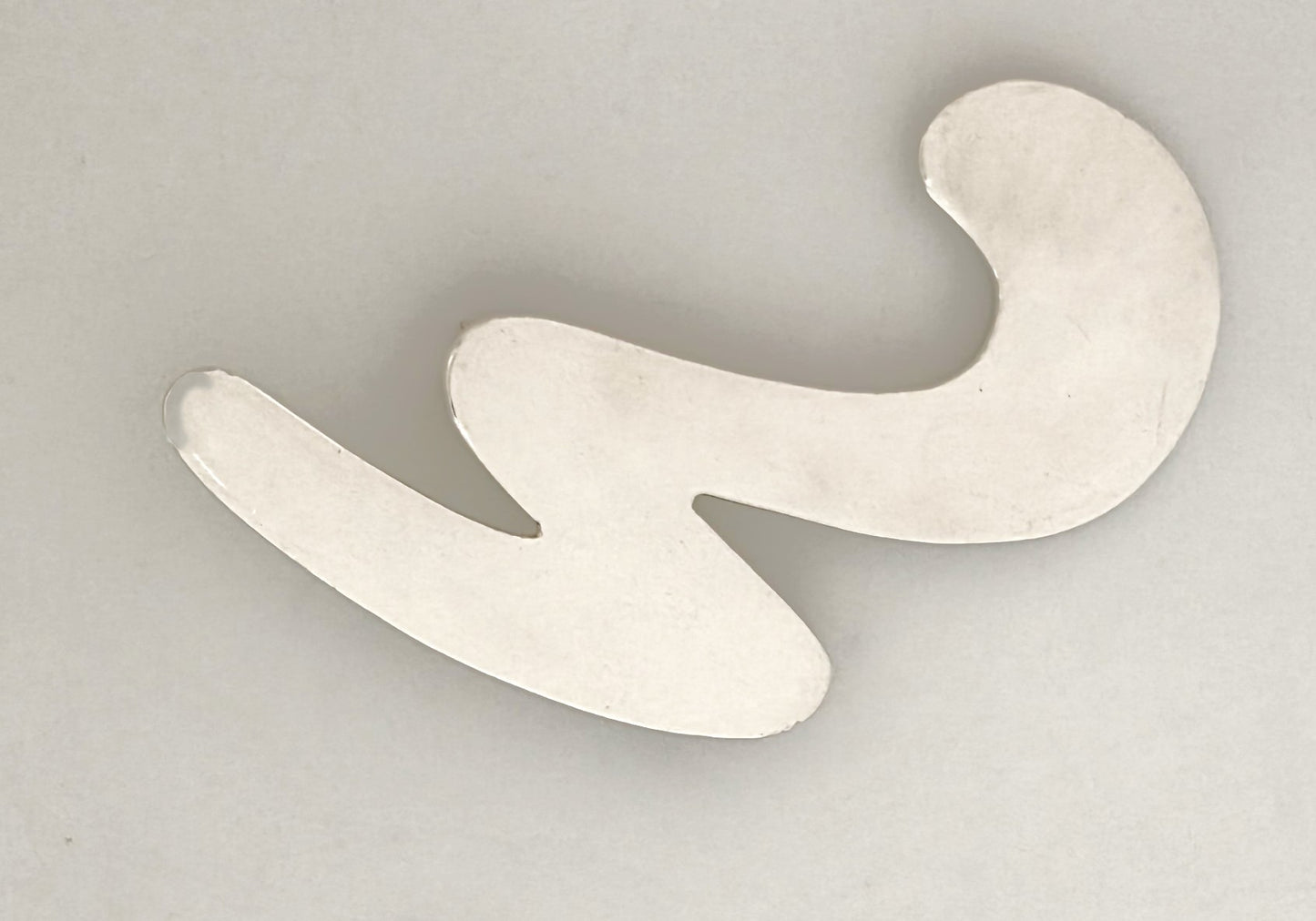 Fremragende Alicia Taxco 950 Sterling modernistisk stor statement-broche fra 1980'erne