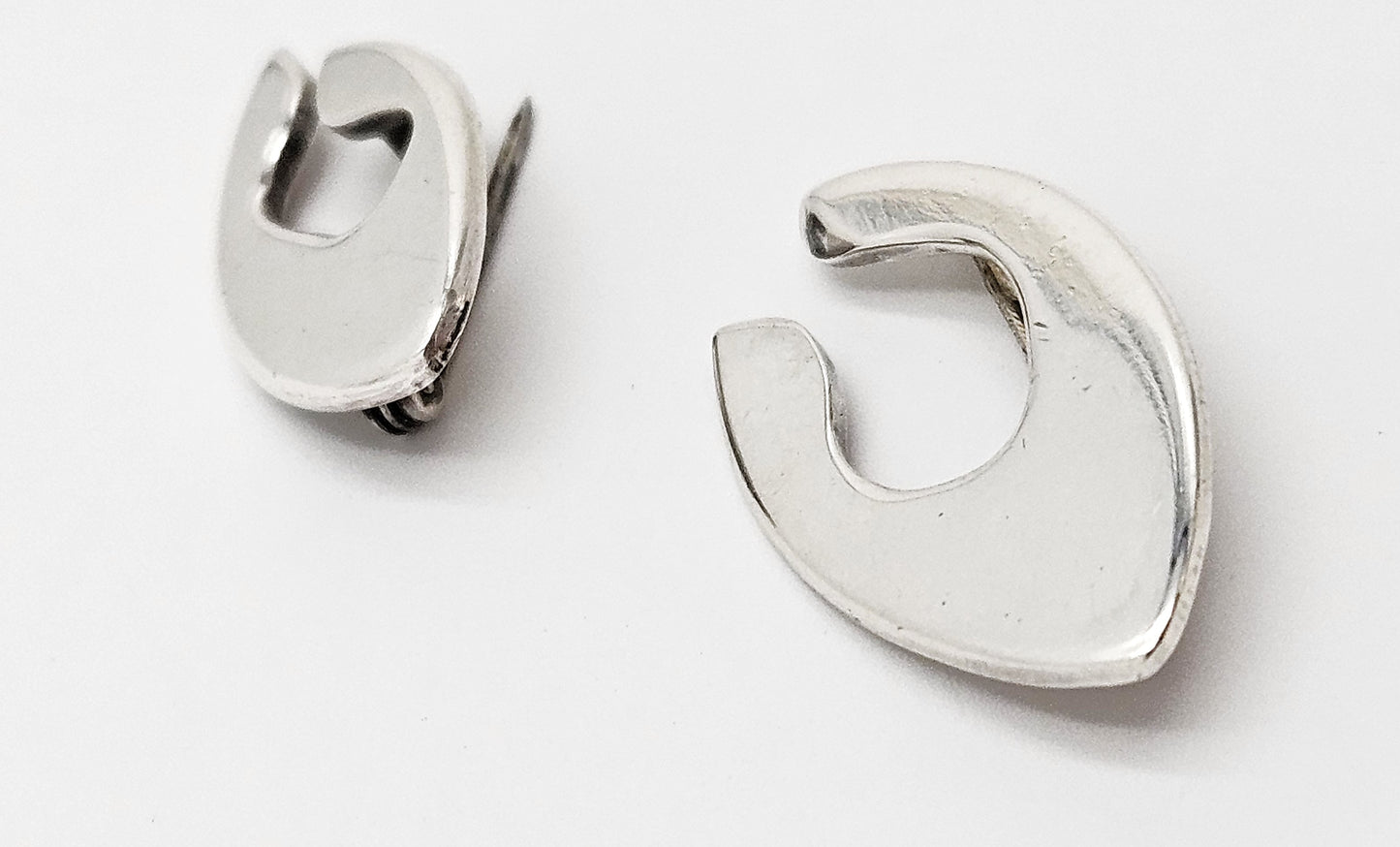 Ikonisk amerikansk designer Phyllis Sklar brutalistisk dryppende klippe sterlingbroche SJÆLDEN 50/60'er