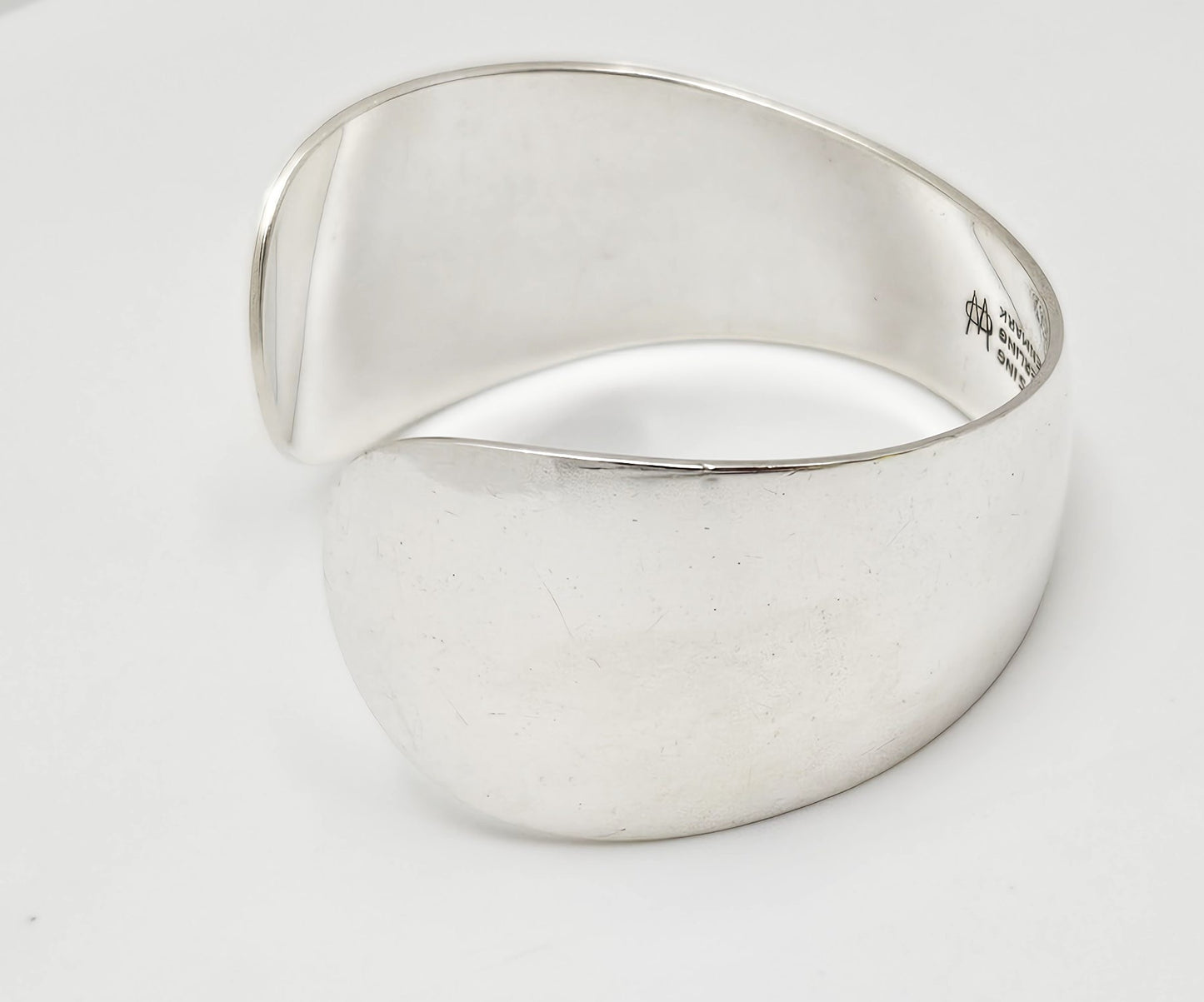 Superb MCM Denmark Ove Wendt for Age Fausing Sterling Silver Cuff Bracelet
