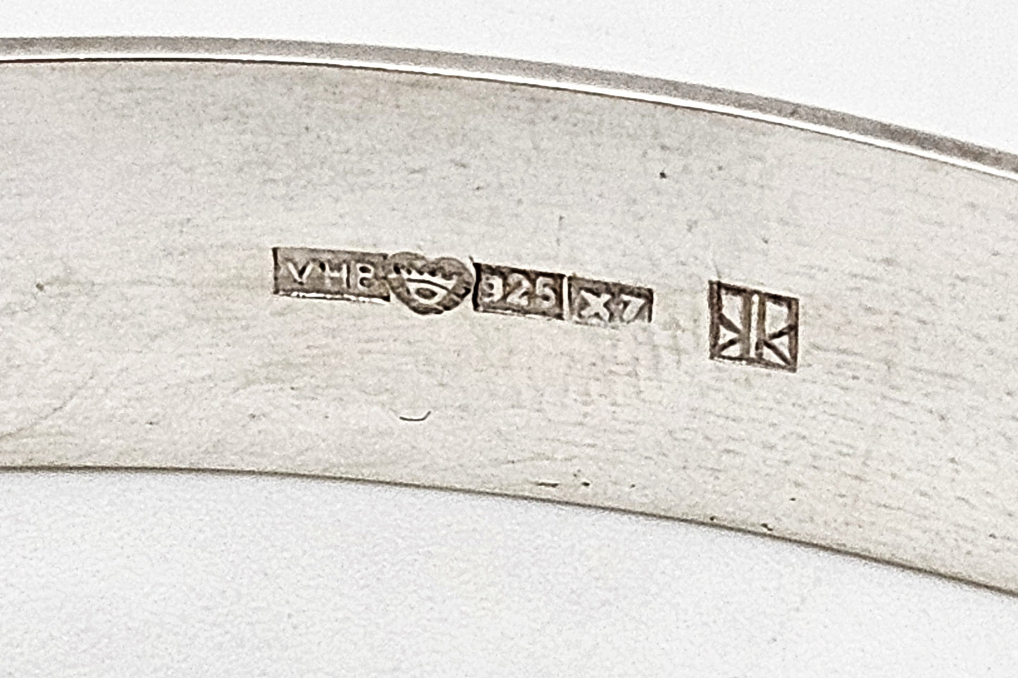 Sjældent Hanasberg Kaunis Koru Sterling Karneol Modernist Armbånd 1975