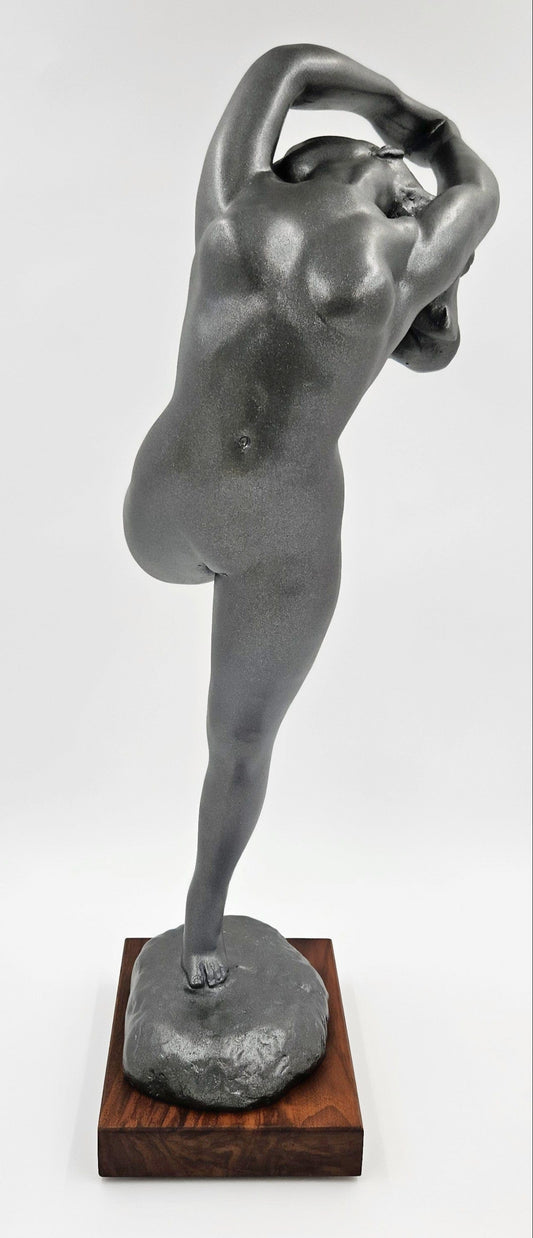 Austin Productions Sculpture Restored Austin Productions Yan MacLeod Female Sculpture Signed Dated 1963
