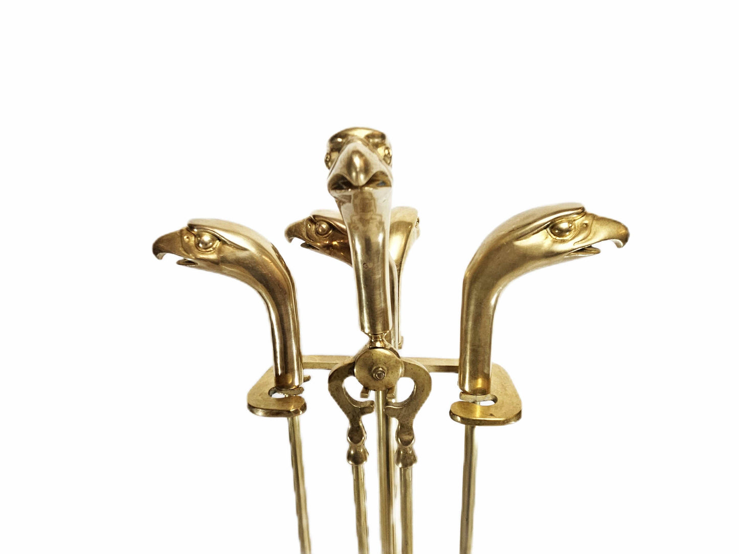 Bald Eagle Brass Fireplace Tools Fireplace Tools MCM  Brass American Bald Eagle Fireplace Tools