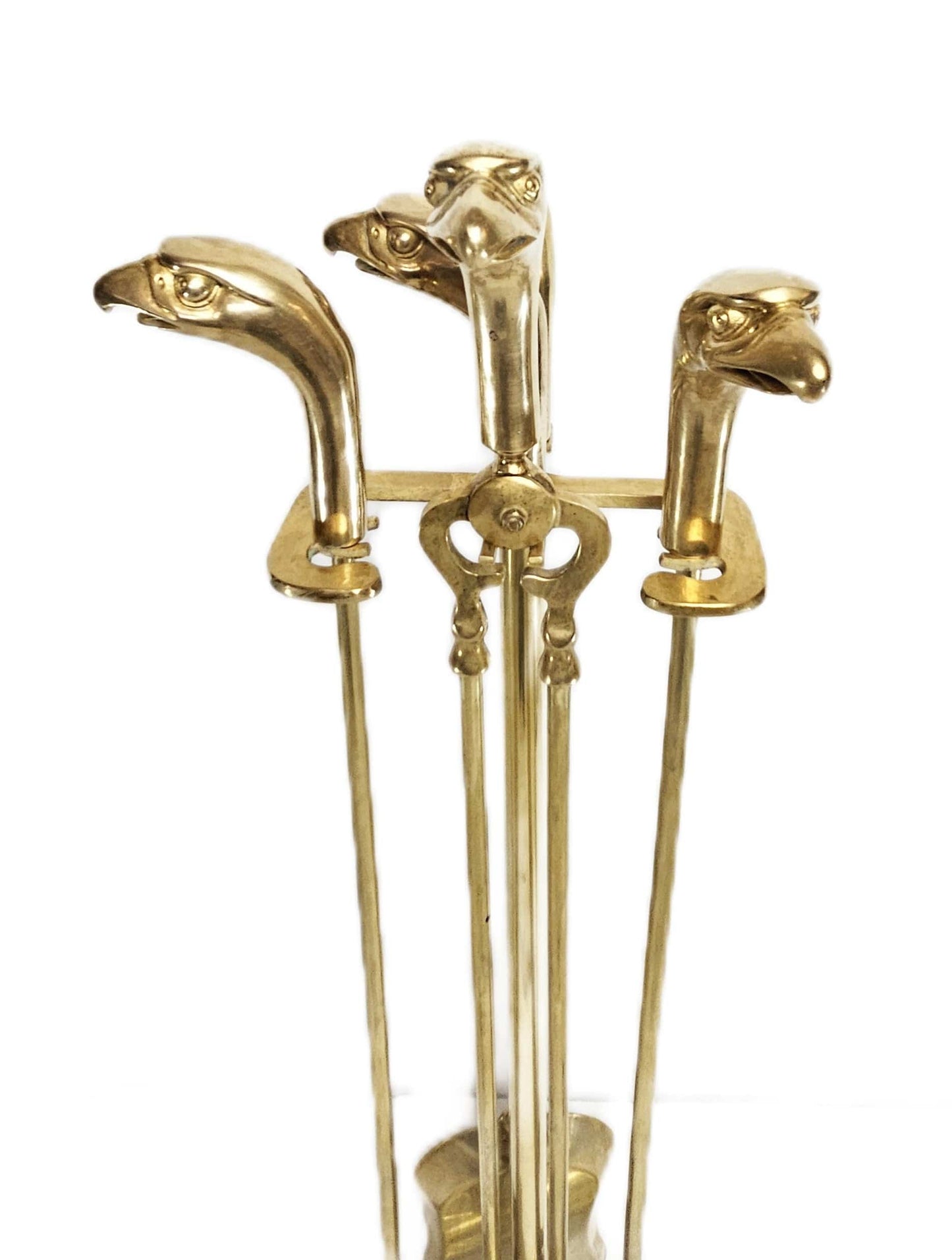 Bald Eagle Brass Fireplace Tools Fireplace Tools MCM  Brass American Bald Eagle Fireplace Tools