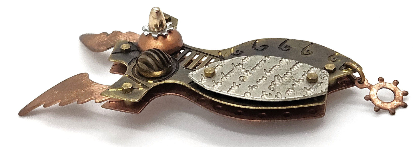 Beth Piver Jewelry Superb Beth Piver Unique Techno Romantic Goddess Angel Torso Brooch