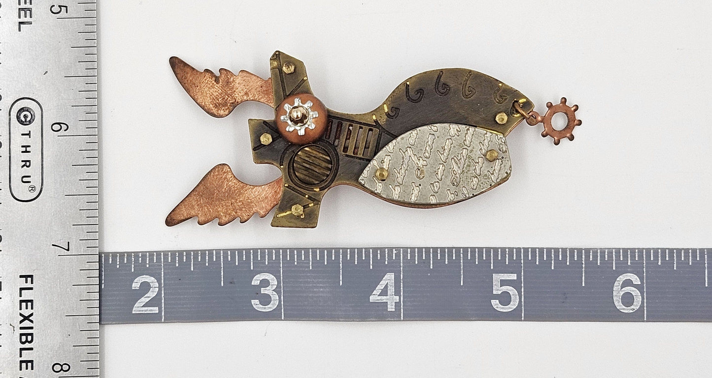 Beth Piver Jewelry Superb Beth Piver Unique Techno Romantic Goddess Angel Torso Brooch