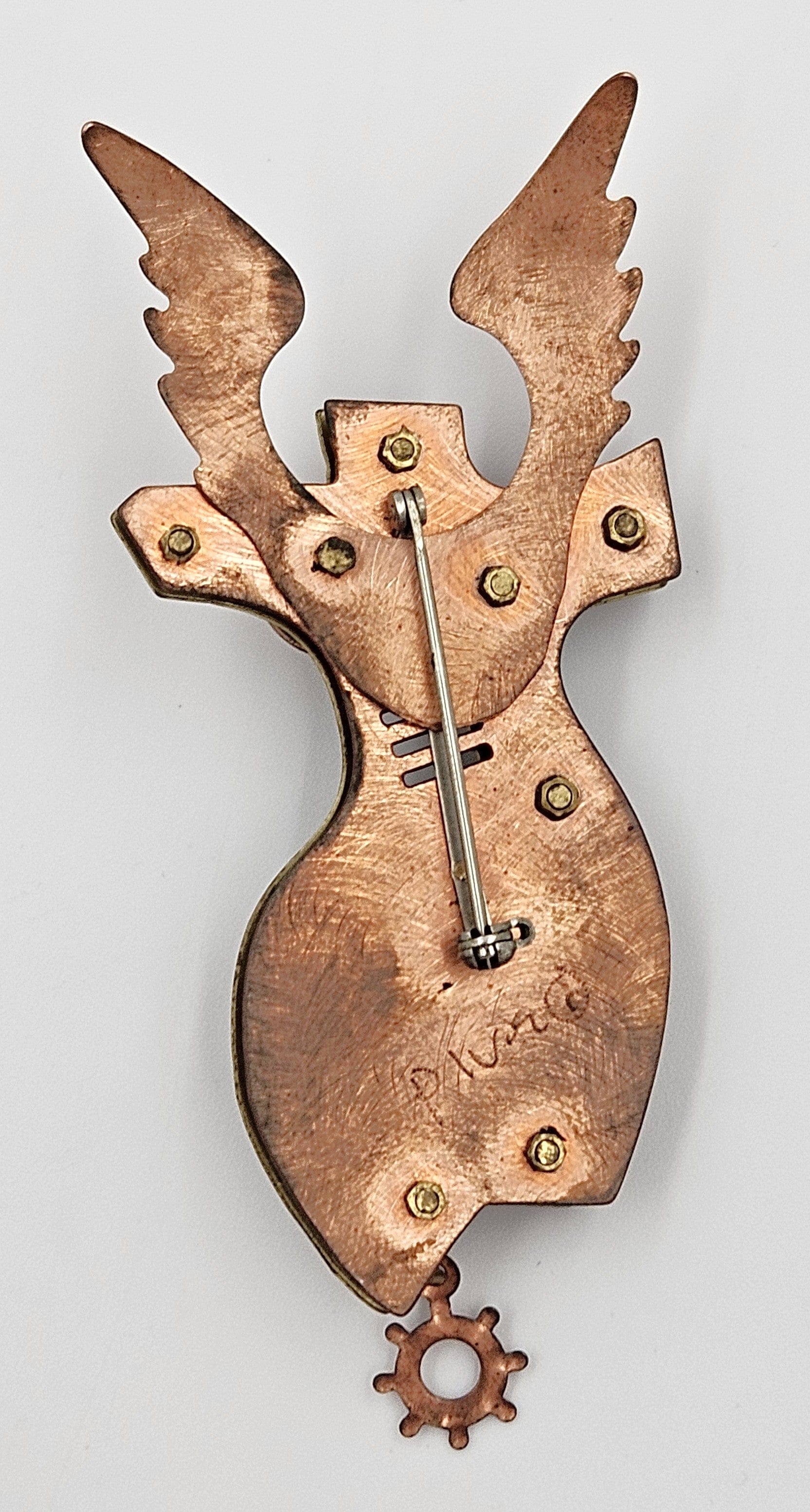 Beth Piver Jewelry Superb Beth Piver Unique Techno Romantic Goddess Angel Torso Brooch