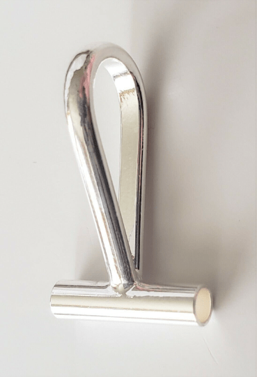 Betty Cooke Jewelry RARE Betty Cooke Sterling Copper Brass Modernist Circle Brooch Circa 1950s