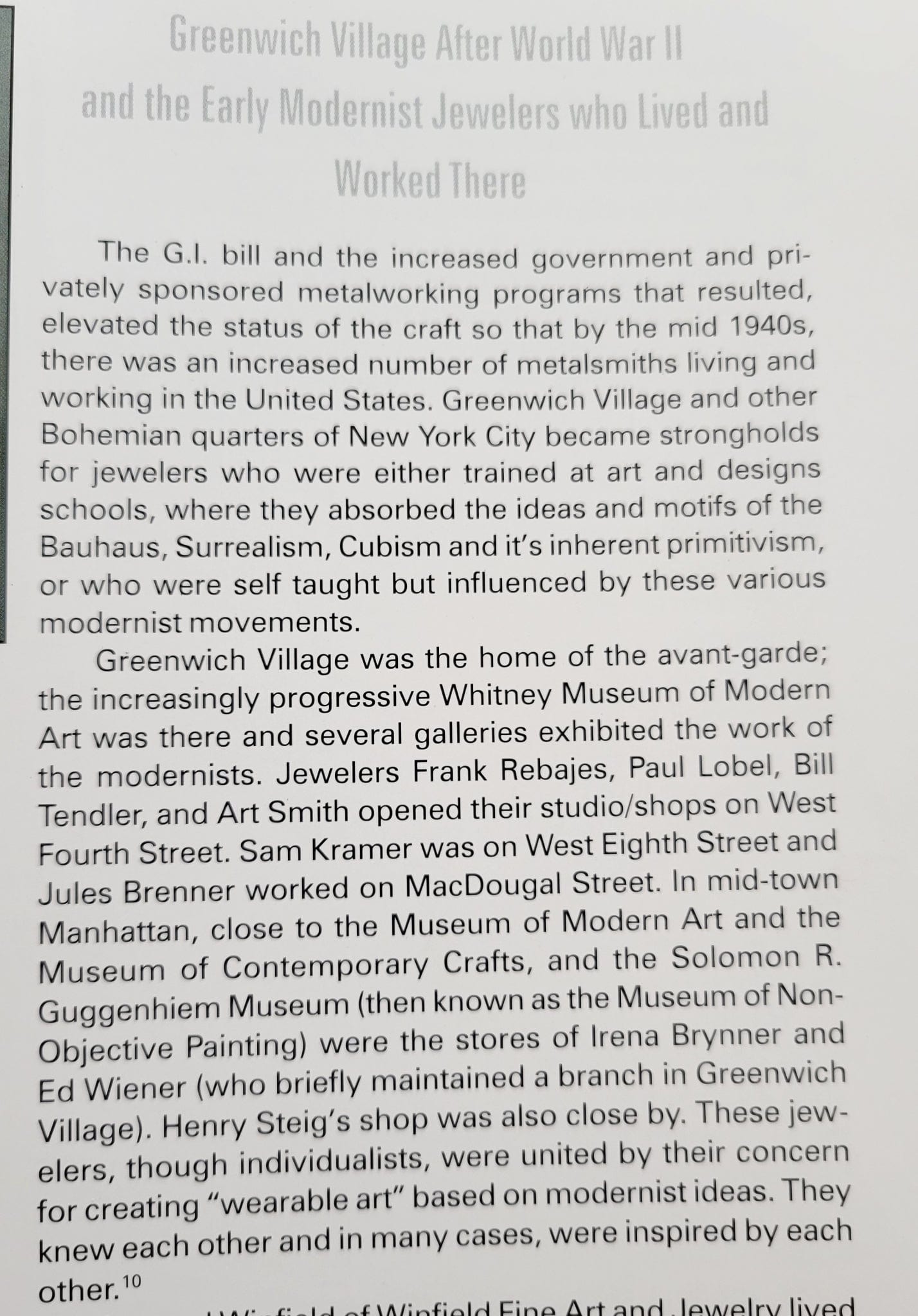 Bill Tendler Jewelry Iconic US Modernist Designer Bill Tendler Sterling Bracelet 1950s