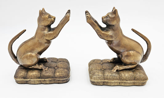 Brass Bookends Bookends Pillow Cats Brass Bookends