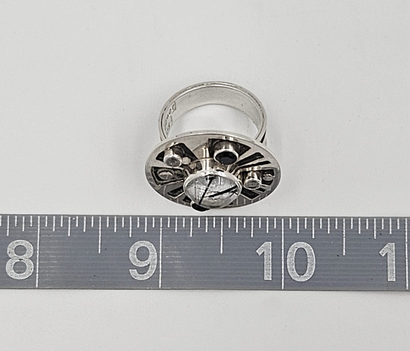 Echo of the Dreamer Jewelry Superb Echo of the Dreamer Sterling  Large Cocktail Ring 1990's