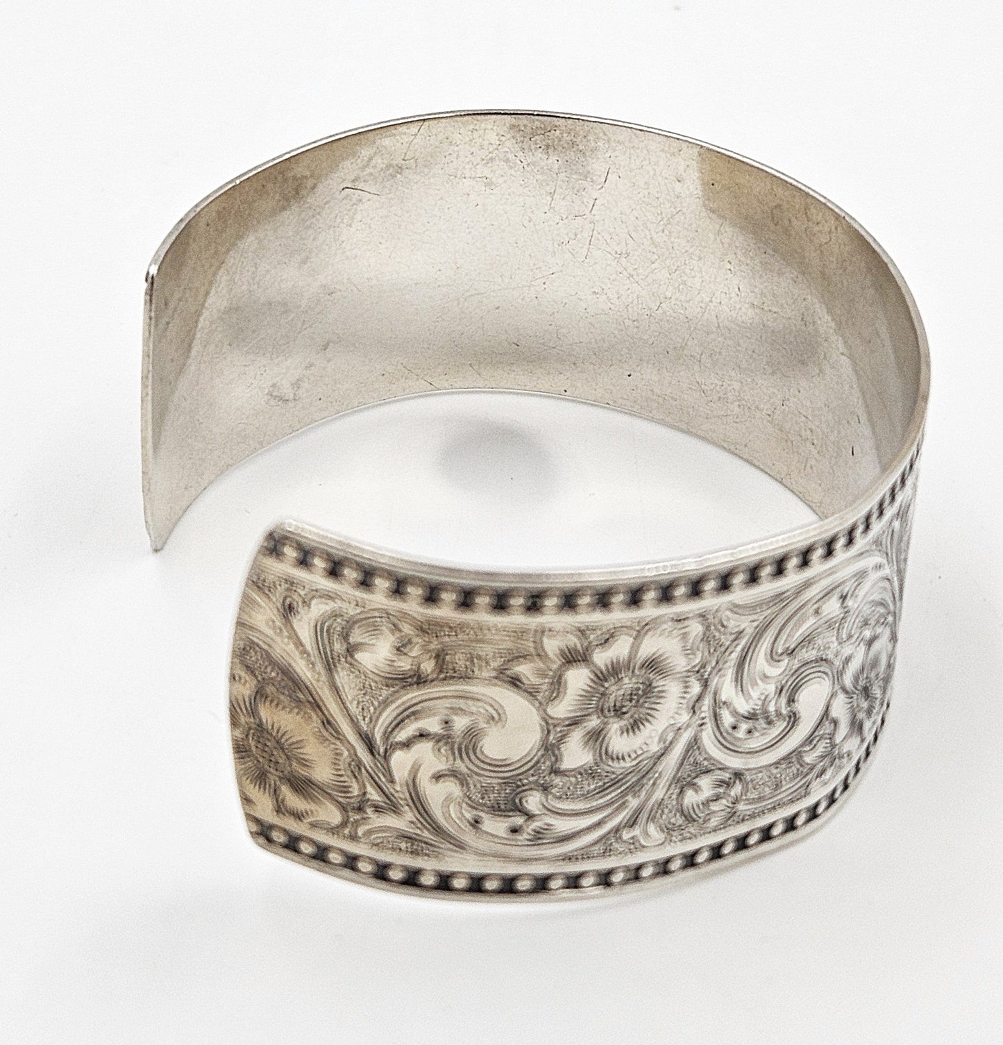 Ed Levin Jewelry Designer Ed Levin Sterling Cuff Bracelet 1960s