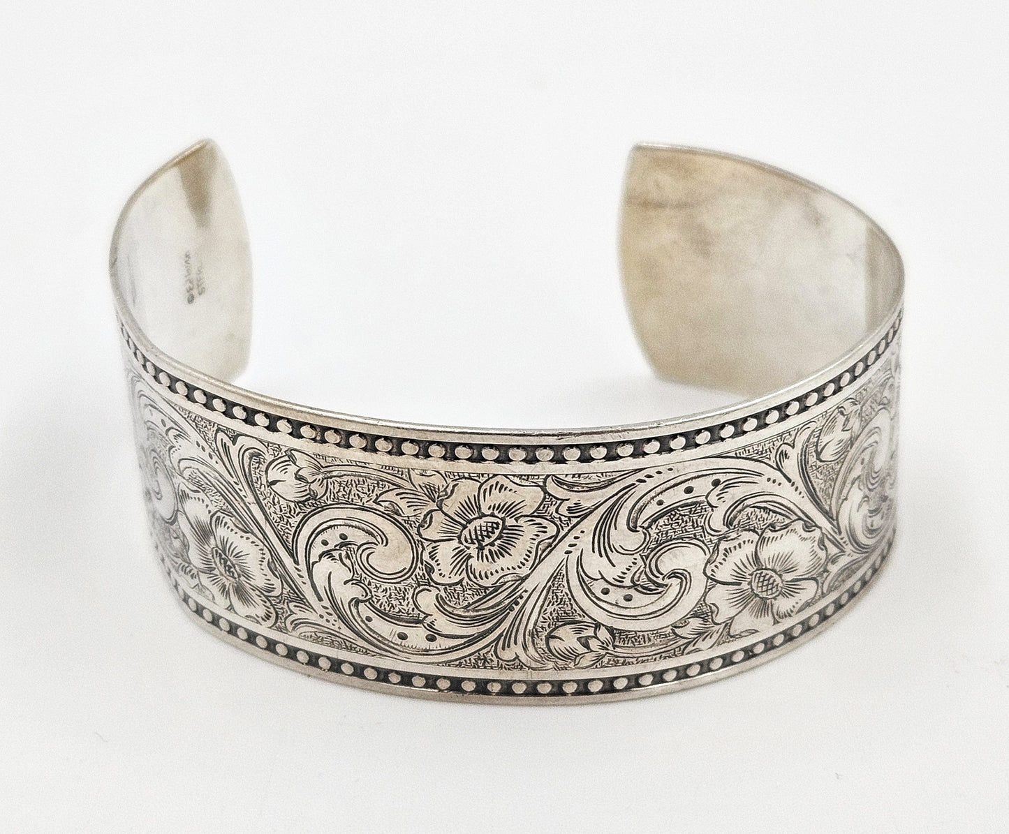 Ed Levin Jewelry Designer Ed Levin Sterling Cuff Bracelet 1960s