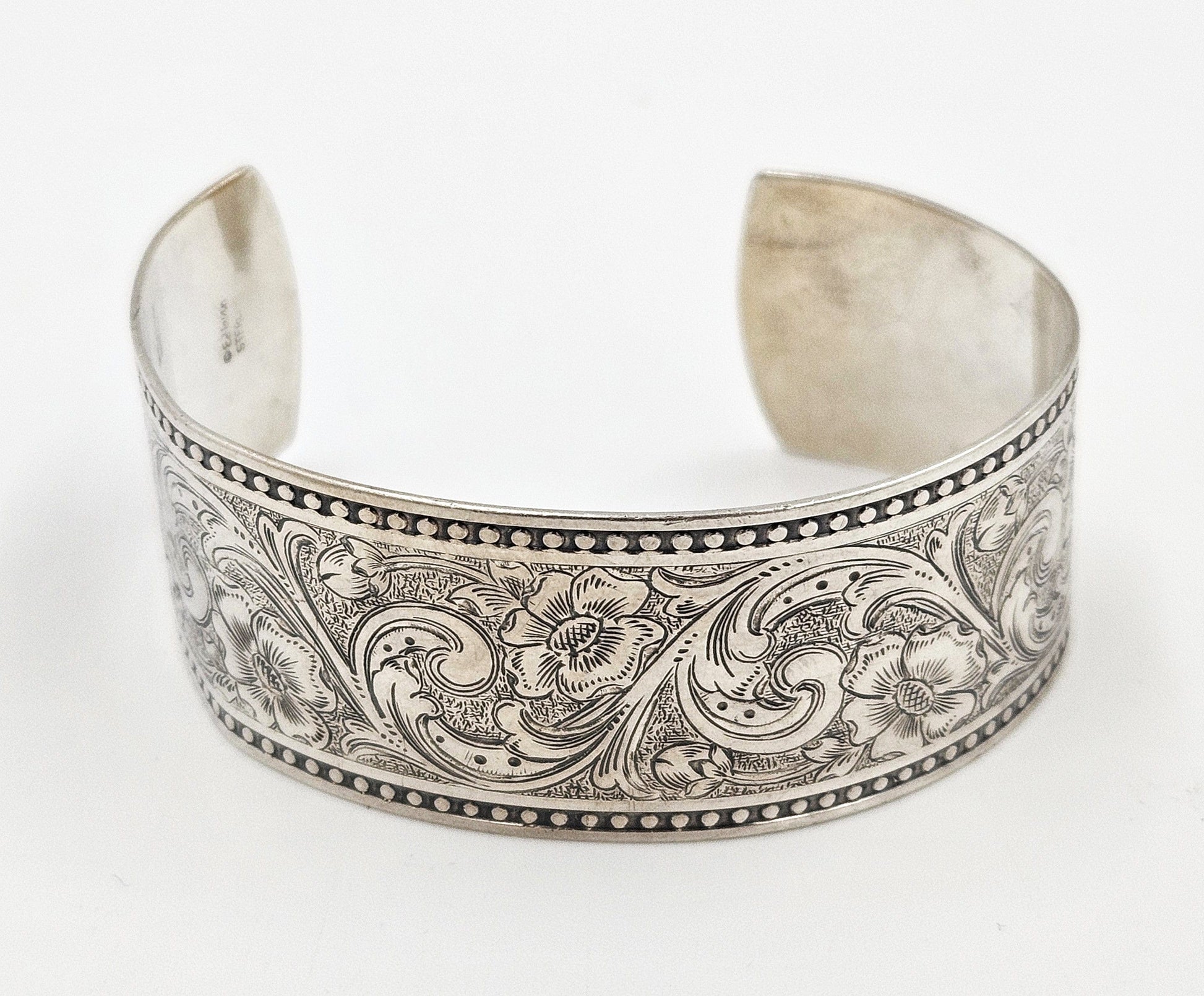 Ed Levin Jewelry Designer Ed Levin Sterling Cuff Bracelet 1960s