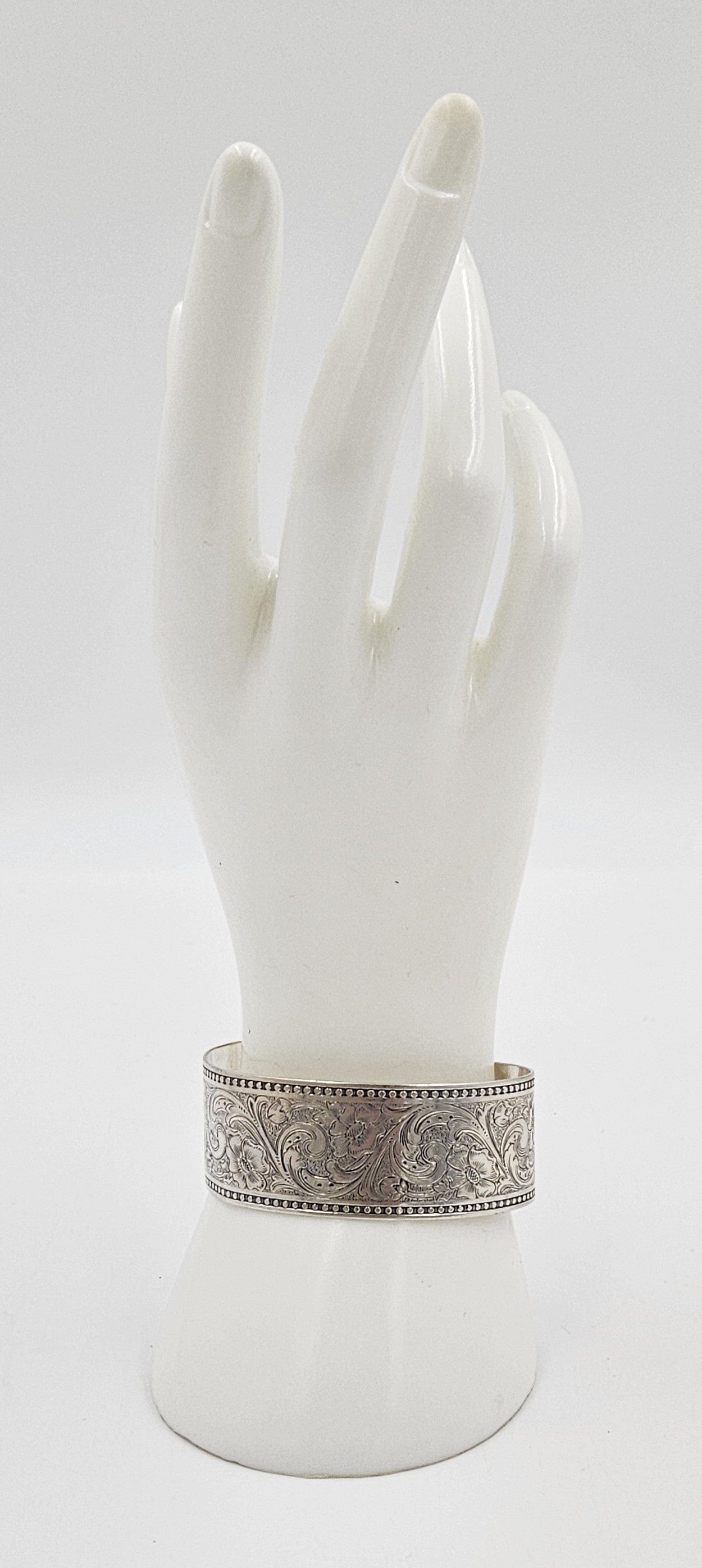 Ed Levin Jewelry Designer Ed Levin Sterling Cuff Bracelet 1960s