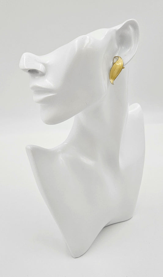 Finn Jensen Jewelry Rare Finn Jensen Gilt Sterling & Enamel Bracelet + Earrings Set Circa 1950s