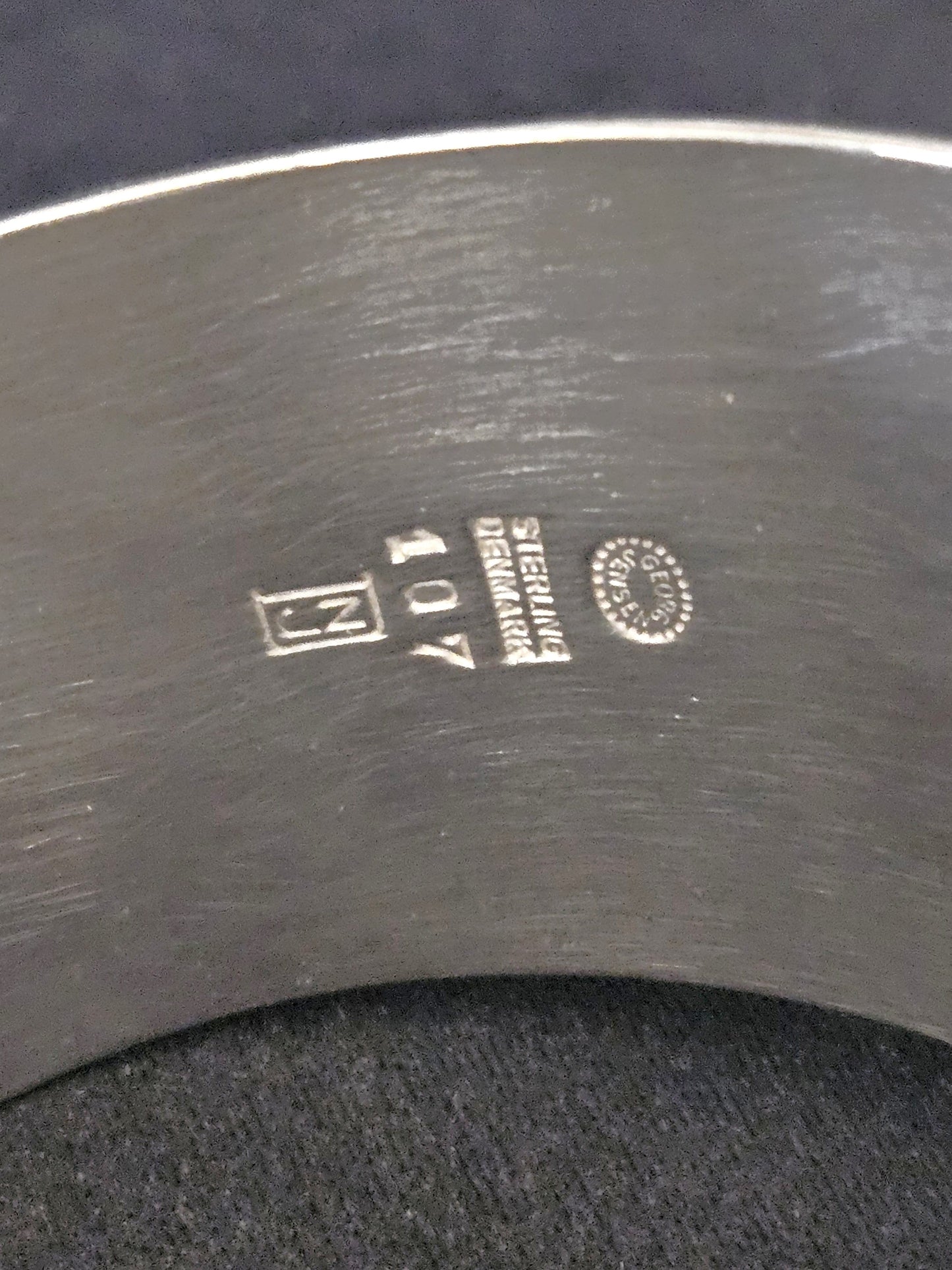 Georg Jensen Jewelry Superb Nanna Ditzel Georg Jensen Modernist Sterling Viking Axe Bangle C. 1950s