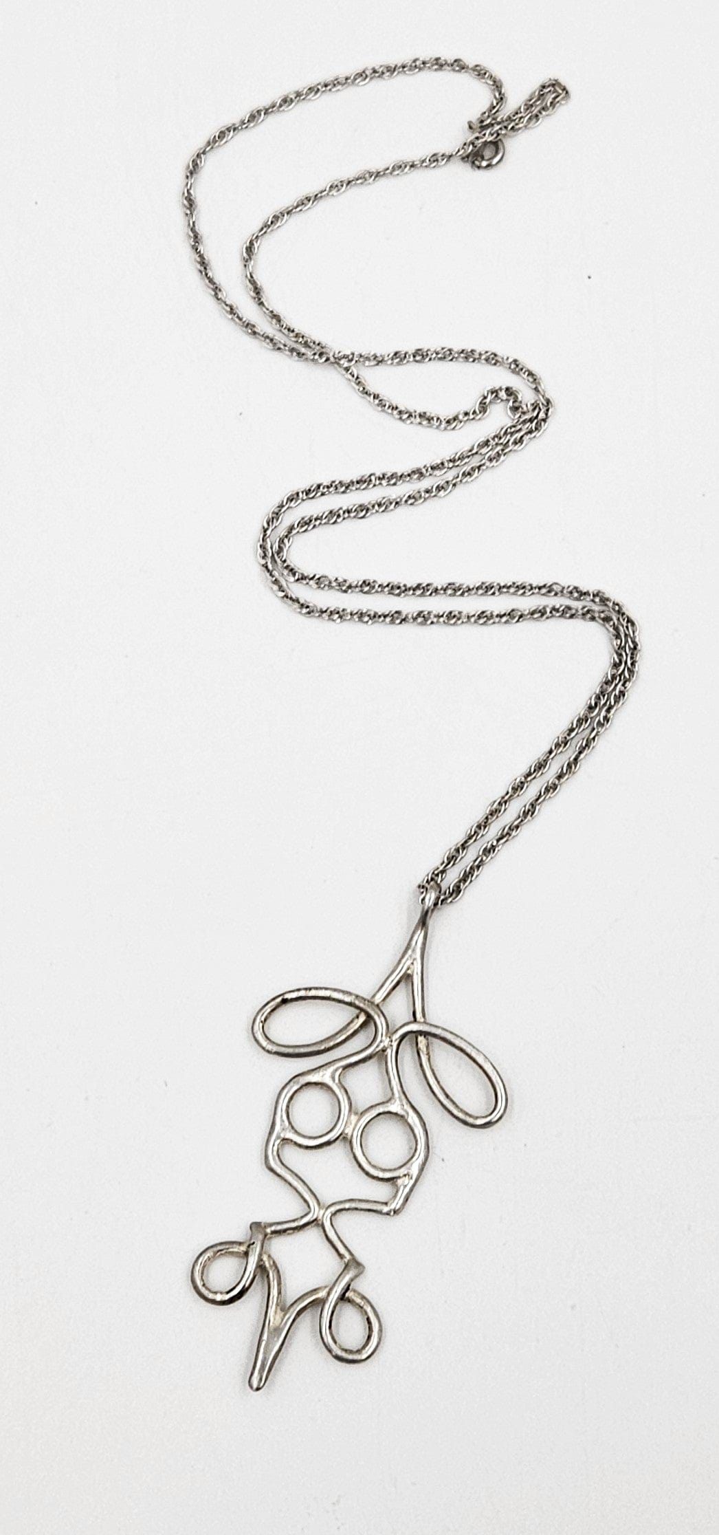 H Sterling Jewelry 925 Silver & Figural Pendant Necklace