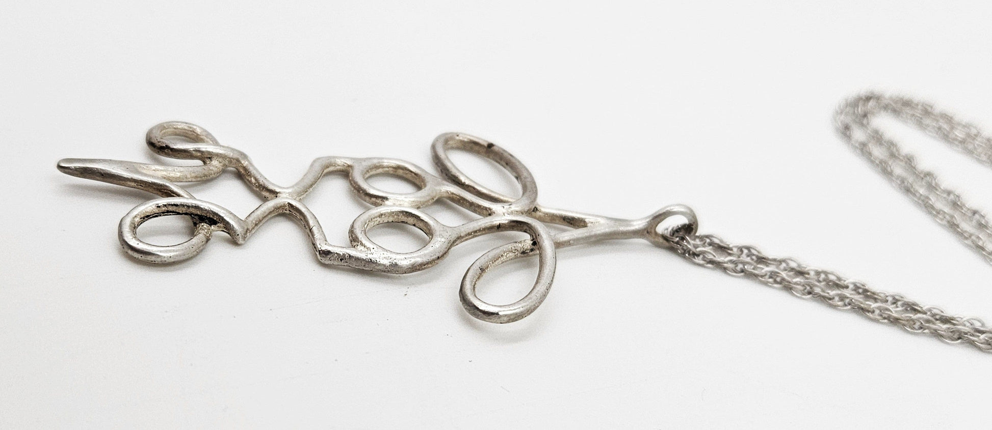 H Sterling Jewelry 925 Silver & Figural Pendant Necklace
