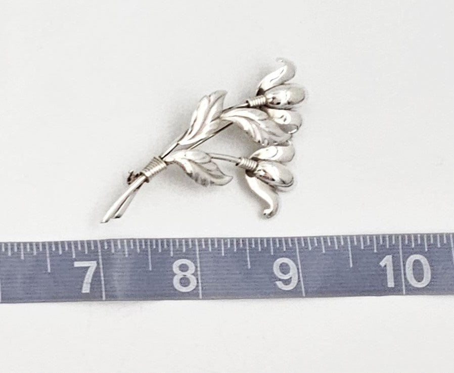 Hermann Siersbol Jewelry Copy of Hermann Siersbol Denmark Sterling Large Art Deco Flower Brooch 50s