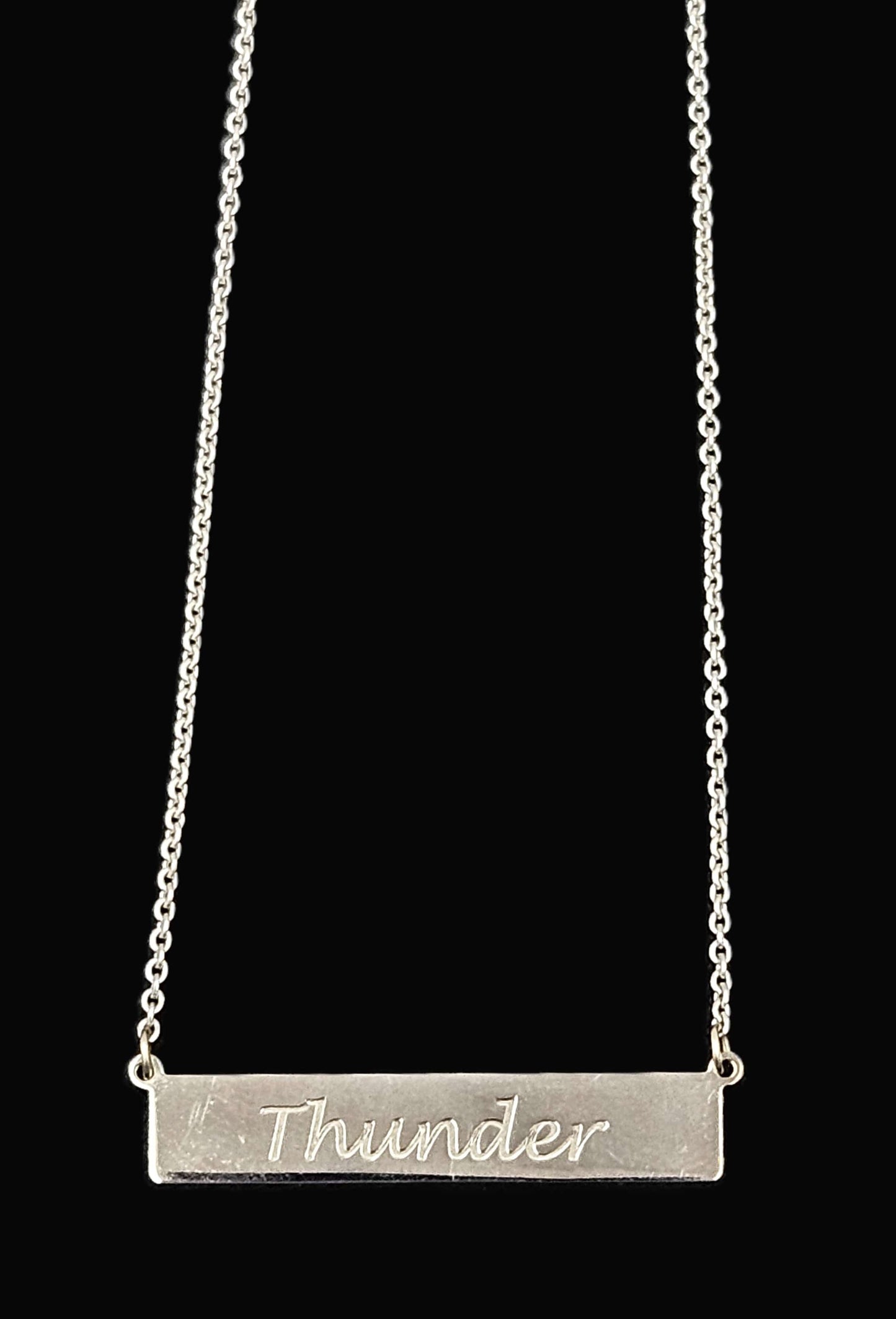James Avery Jewelry Retired James Avery Sterling 14K Gold Bar Pendant Necklace