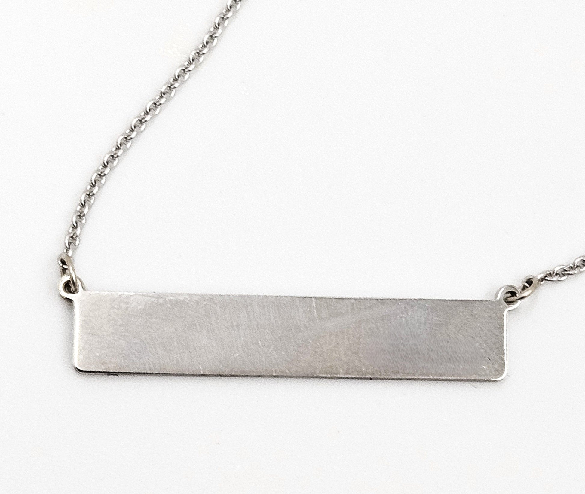 James Avery Jewelry Retired James Avery Sterling 14K Gold Bar Pendant Necklace