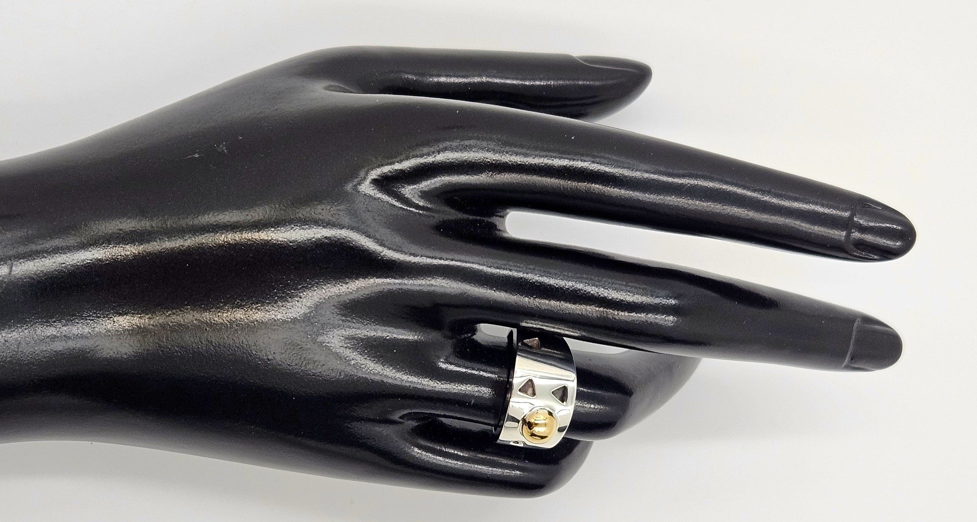 John Atencio Jewelry Superb John Atencio Sterling 18k Retired Solar Cocktail Ring & Brooch Set