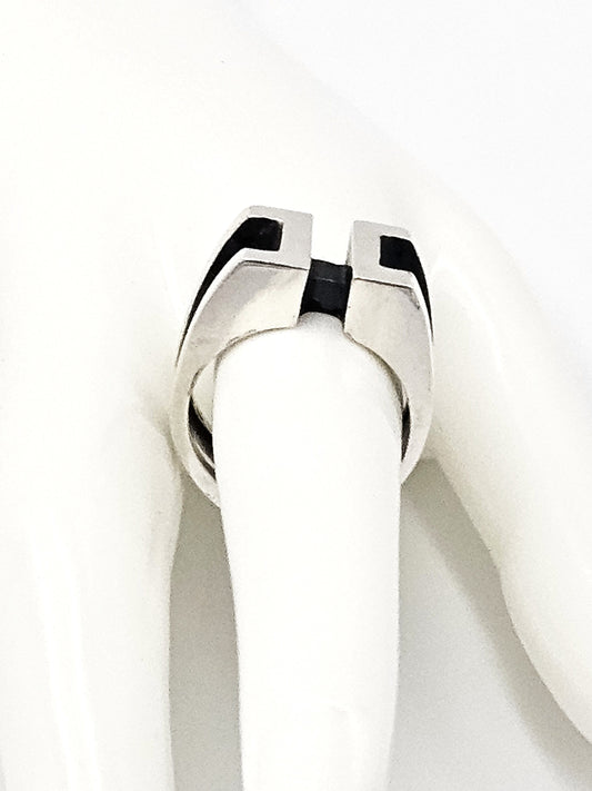 Opus Sterling Jewelry French Canadian Designer OPUS Sterling Abstract Modernist Ring Circa 1960/70s