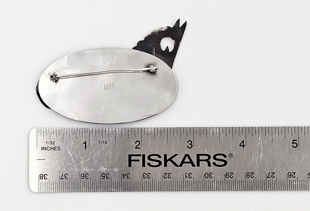 Paul Lobel Jewelry Superb Paul Lobel Sterling Modern Impressionism Horse Stallion Brooch 1950s