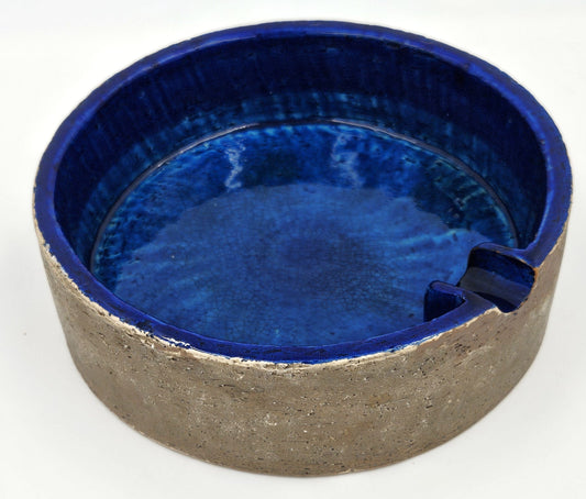 Raymor Bitossi Collectible ceramics MCM Ceramic Retro Raymor Italy Cigar Ashtray Trinket Catchall Bowl C. 1960s