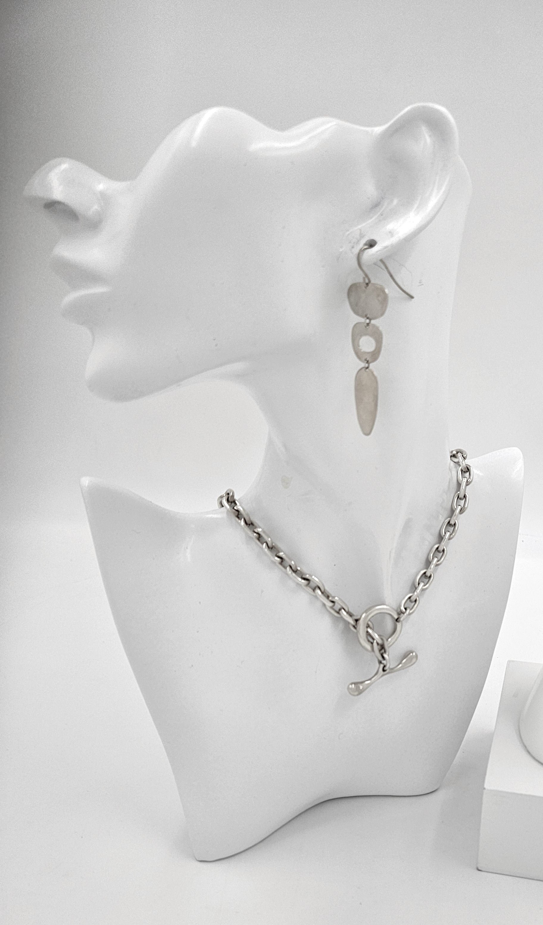 Robert Lee Morris Jewelry Robert Lee Morris Sterling Abstract Hearts Necklace Bracelet Earrings Set