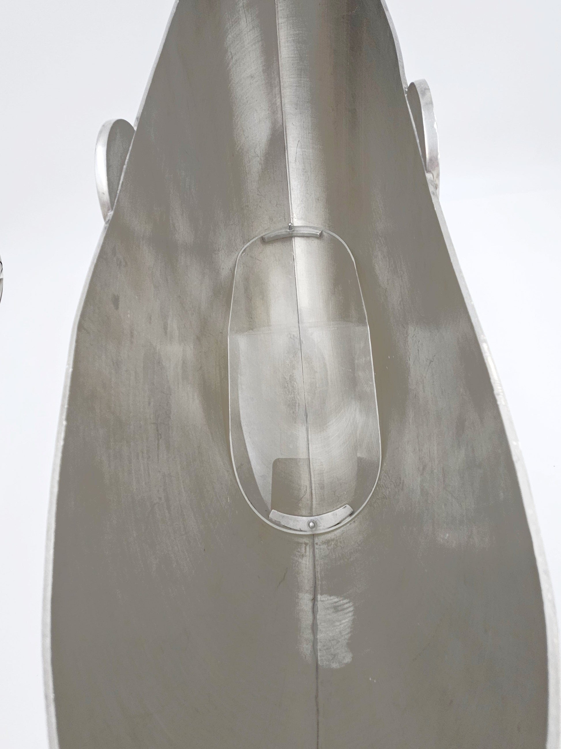 Taittinger France Barware Rare Taittinger DBL Magnum Pewter Champagne Cooler by Orfevrerie France 1980s