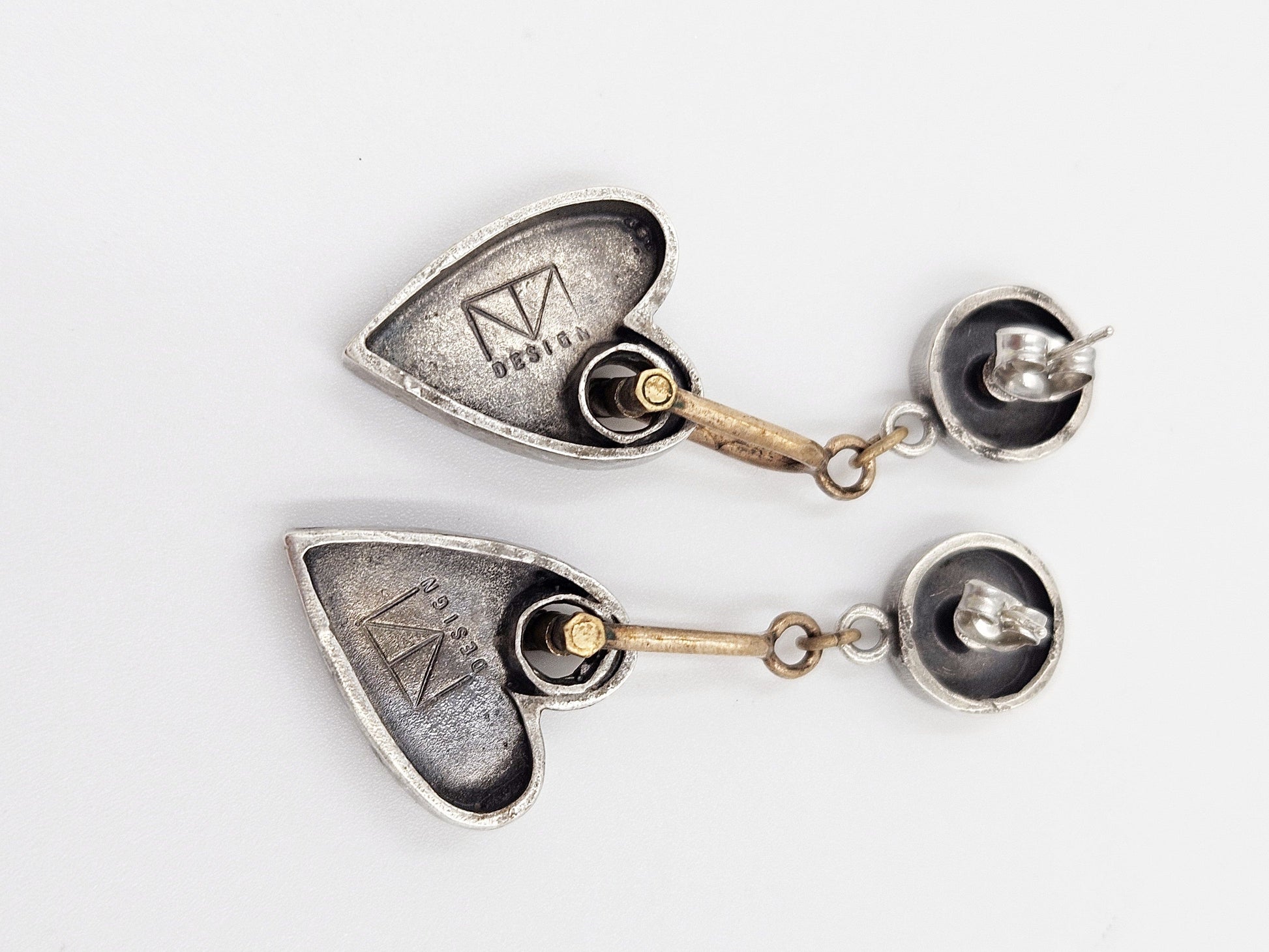 Thomas Mann Designs Jewelry Thomas Mann Designs Sterling Modernist Heart Earrings #2