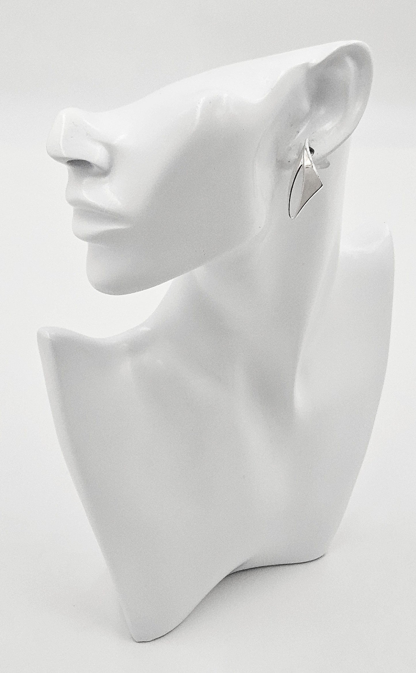 Warmind Jewelry Rare Poul WARMIND Denmark Sterling Modernist Necklace Earrings Set 1960's