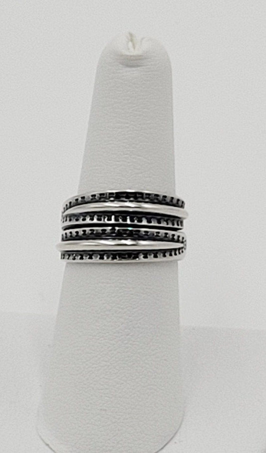 David Andersen Jewelry Vintage Norwegian David Andersen Sterling Silver Viking Saga Series Wrap Ring