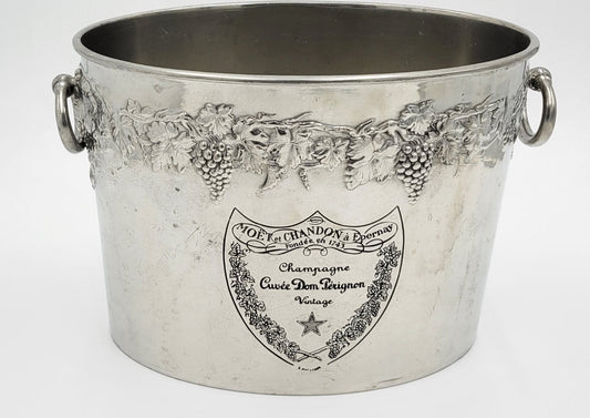 Etain Dom Perignon Barware Superb Vintage Moet & Chandon Dom Perignon DBL Magnum Champagne Cooler RARE!