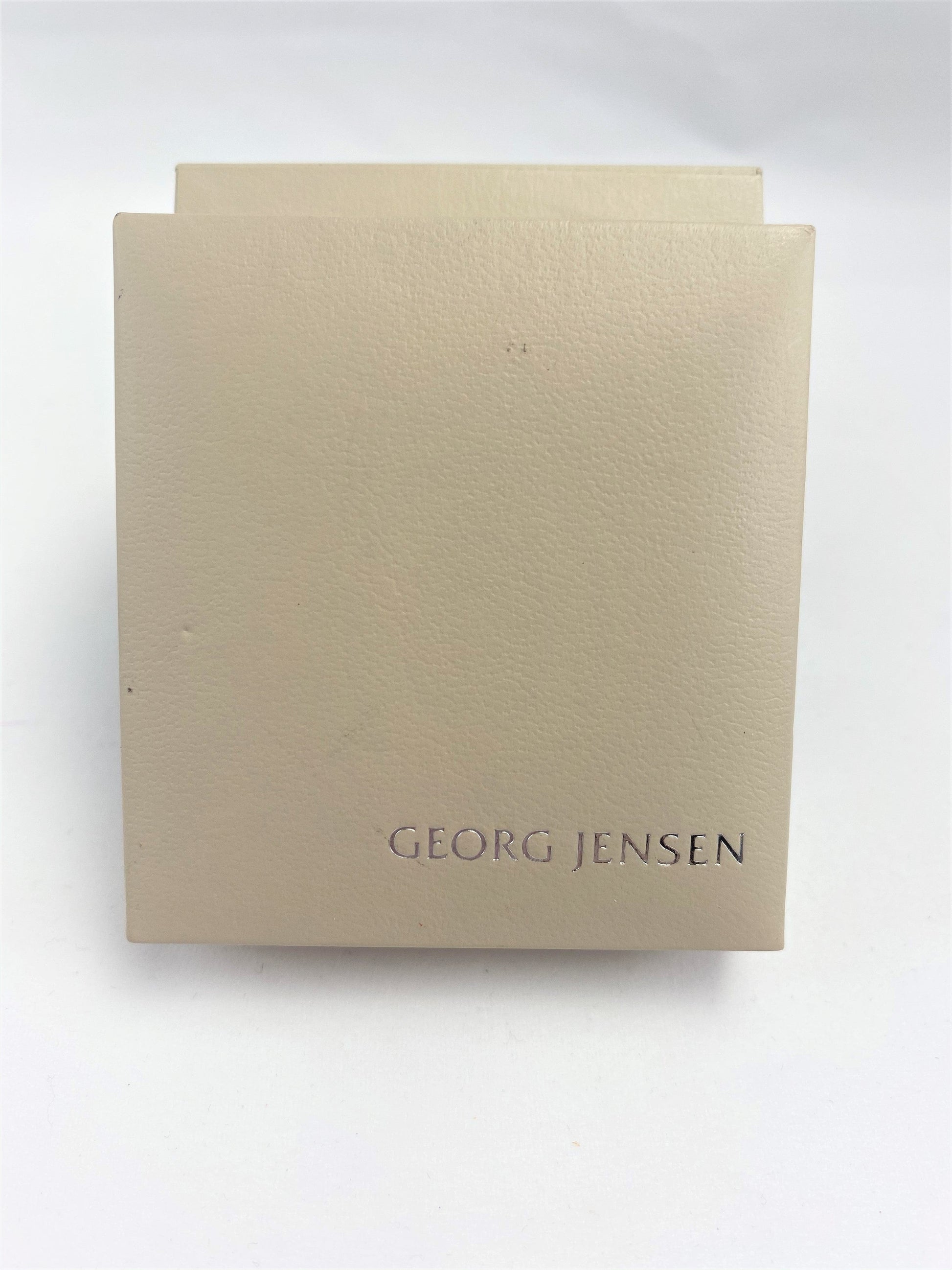 Georg Jensen Jewelry Retired Georg Jensen Denmark Sterling 3-D Fish Charm Necklace IOB #24 NIB