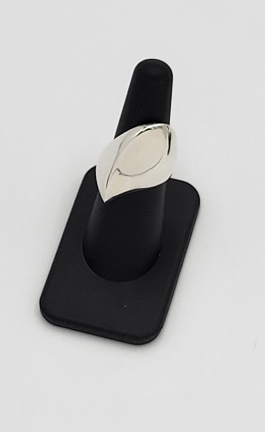 Georg Jensen Jewelry Vintage Georg Jensen Denmark 925 Sterling Silver Abstract Modernist Ring #91 Size 8