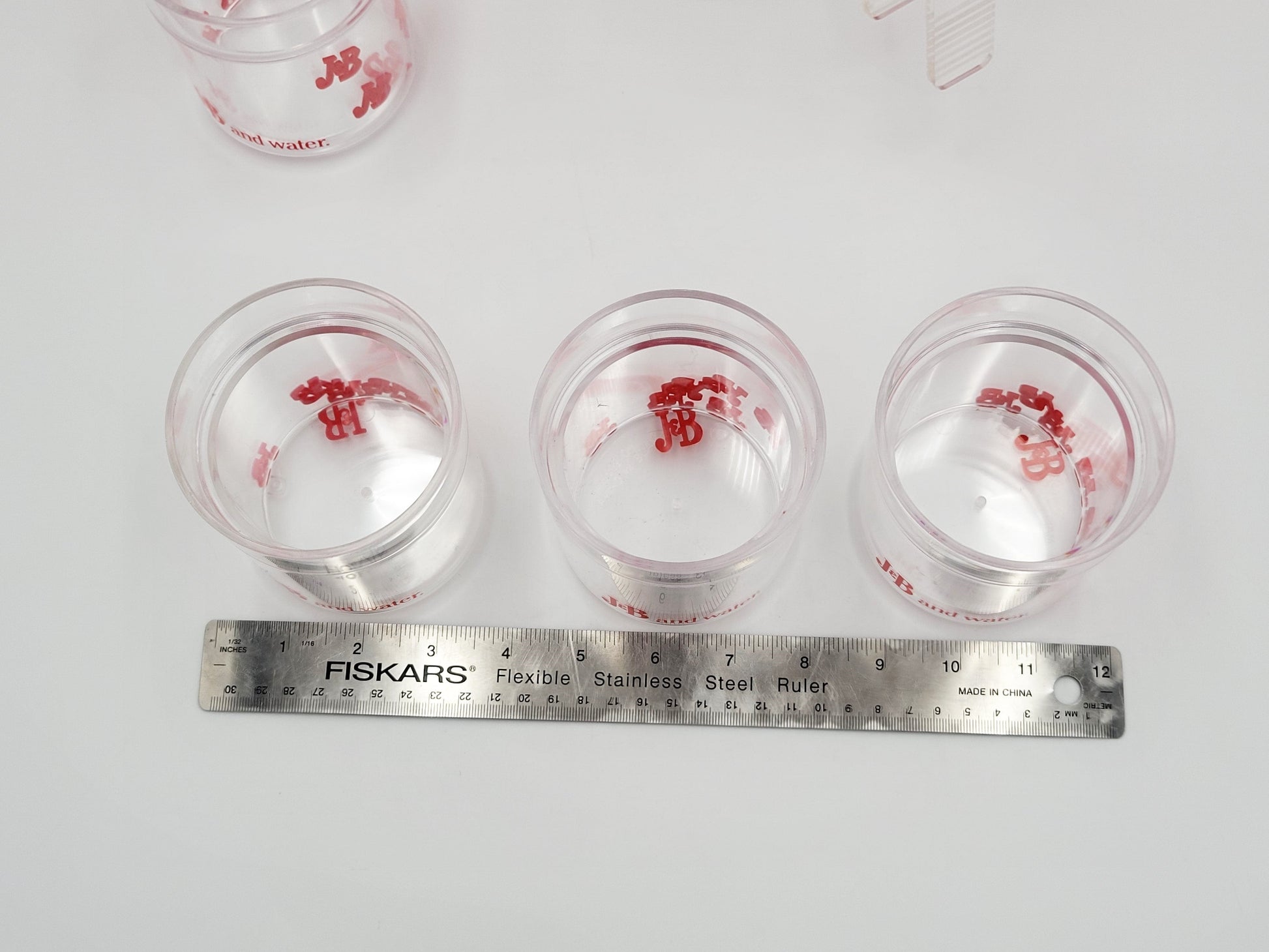 J & B Scotch Whisky Barware Set J & B Lucite Tumbler Barware Set