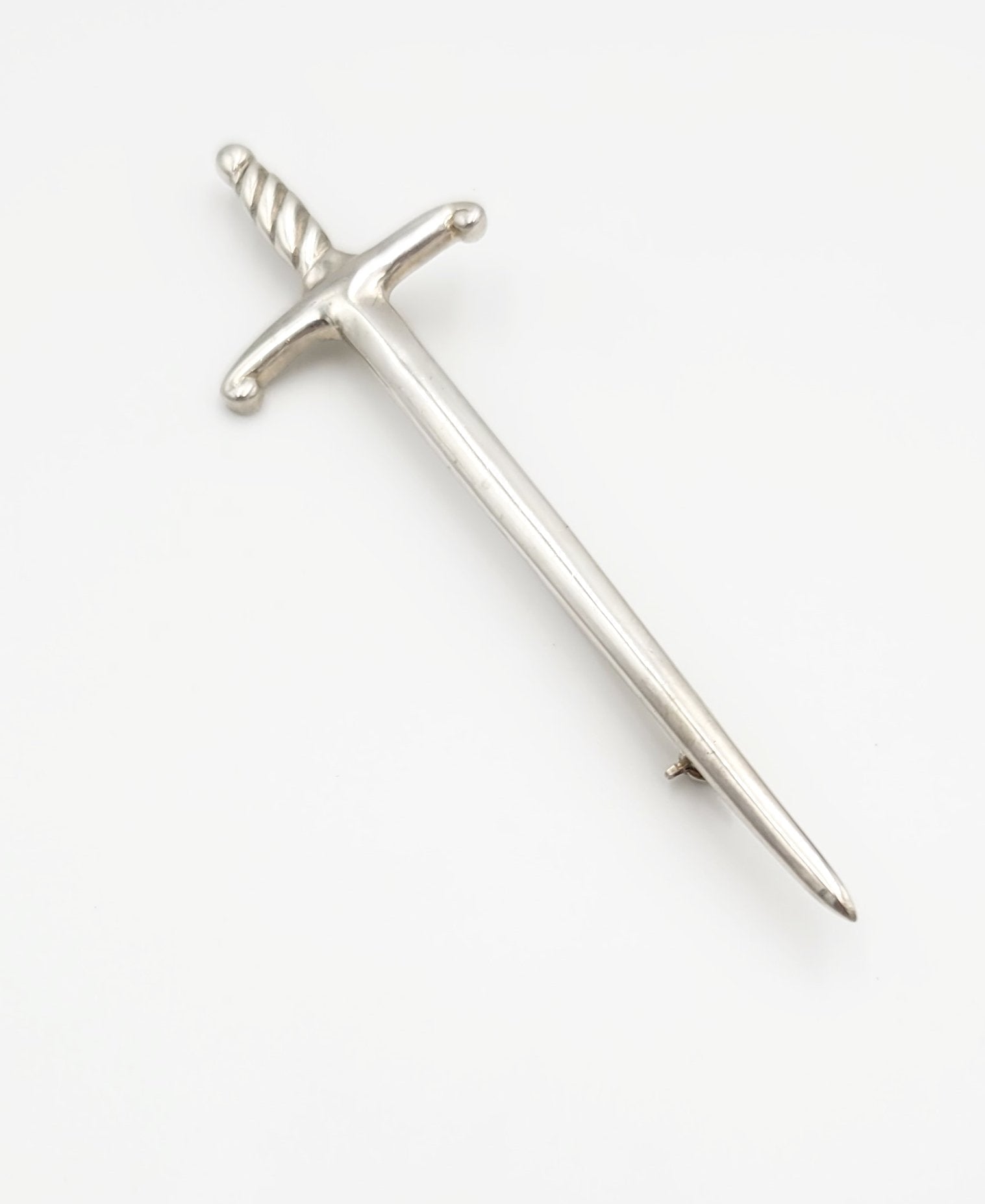 James Fraser Jewelry Vintage Scottish James Fraser Sterling Long Sword Brooch Kilt Pin 1971 Outlanders