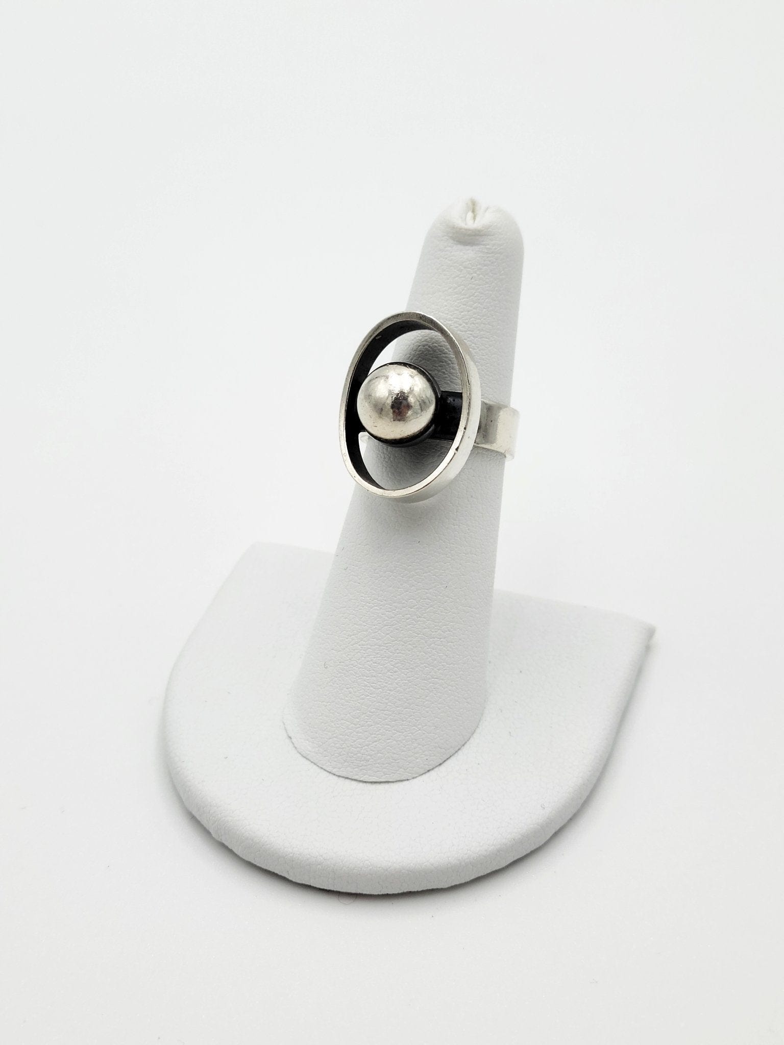 Kupittaan Kulta Jewelry Vintage Kupitaan Kulta Finnish Designer Elis Kauppi 925S Modernist 3-D Ring