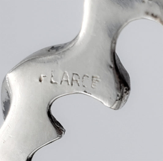 Pearce Jewelry Designers Fred Kate Pearce Sterling Abstract Modernist Brutalist Brooch 1965